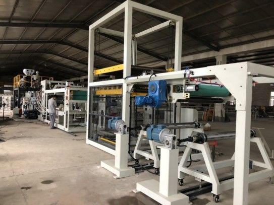 900mm Width PP/PS/PET/PLA Sheet Extrusion Line Machinery New & Easily Operatin