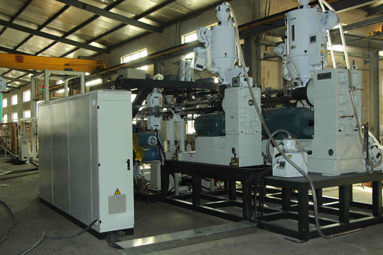 Soft Rigid PVC Sheet Extrusion Line , PVC Sheet Extruder 300-2000mm