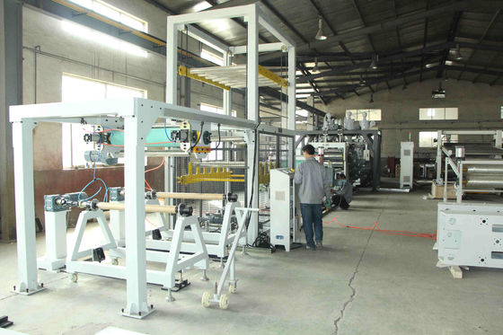 ABS HIPS PMMA Sheet Extruder Machine , PP Sheet Extrusion Machine With High Precision Die Head