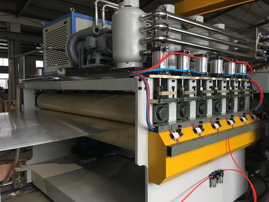 1000mm Plastic Hollow Sheet Extrusion Machine , PP Hollow Sheet Extrusion Machine High Speed