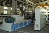 High Tension Fireproof Conical Twin Screw Extruder PVC Sheet Production Line 0.5 - 2mm Sheet Thickness