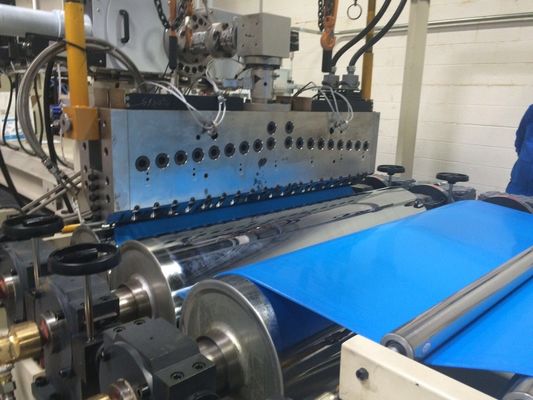 PE PP PS Sheet Making Machine High Efficiency 0.5 - 30mm Sheet Thickness