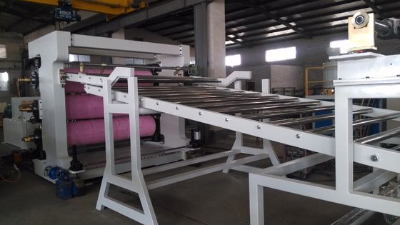 Anti Ultraviolet Ray Soft / Rigid PVC Sheet Making Machine With Twin Screw Extruer