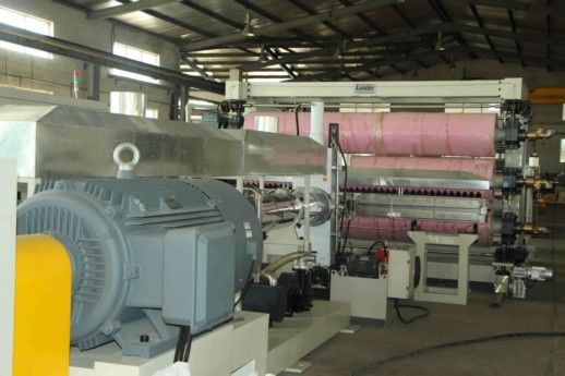 PE PVC Geomembrane Waterproof Sheet Extrusion Line 4000mm Large Capacity