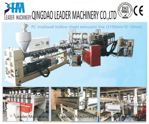 600mm PC Polycarabonte Hollow Board U Shaped Panel Extrusion Making Machine