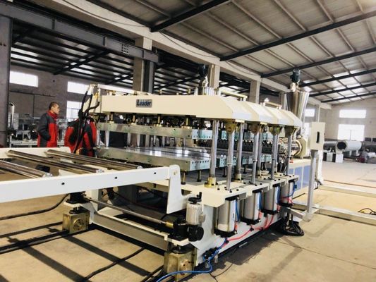 Stationery 250kg/H PVC Foam Board Extrusion Line 1000mm Width