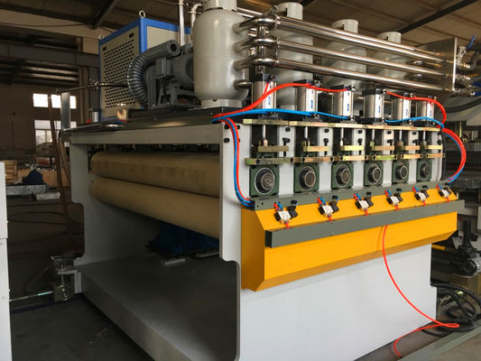 500kg/H PC Hollow Corrugated Sheet Extrusion Line 2m/Min