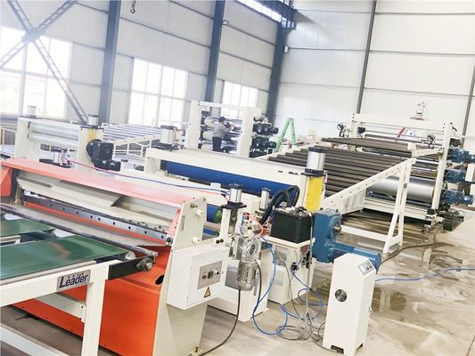 1.1 M Width PE T-Lock Plastic Sheet Extrusion Line