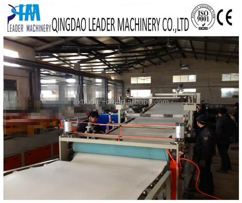 1220mm PVC Foam Board Extrusion Line Pvc Inner Foamed Plate Extrusion Machine