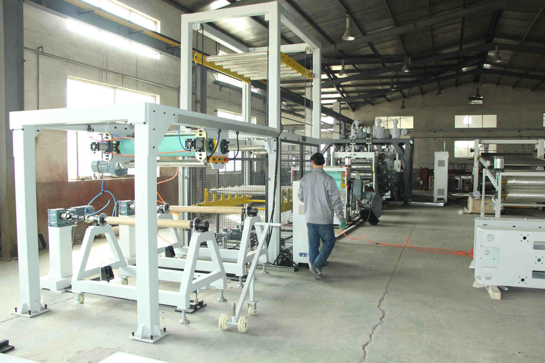 PVC Sheet Extrusion Line Electric Control System With Haul Off Machine