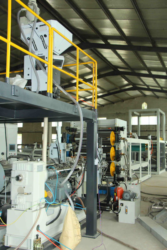 Economic PP PS Thermoforming Sheet Extrusion Line Integrated Design Large Thrust Bearing