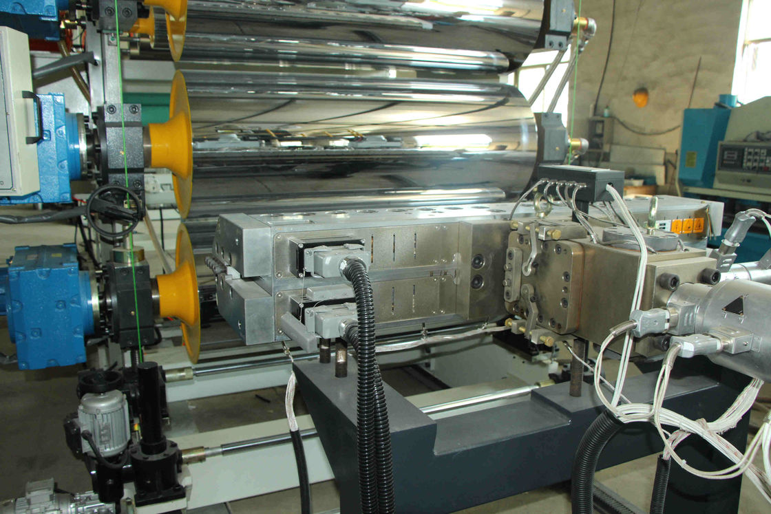 Width of 1000mm PP PS Thermoforming Sheet / PP Stationery Extrusion Line
