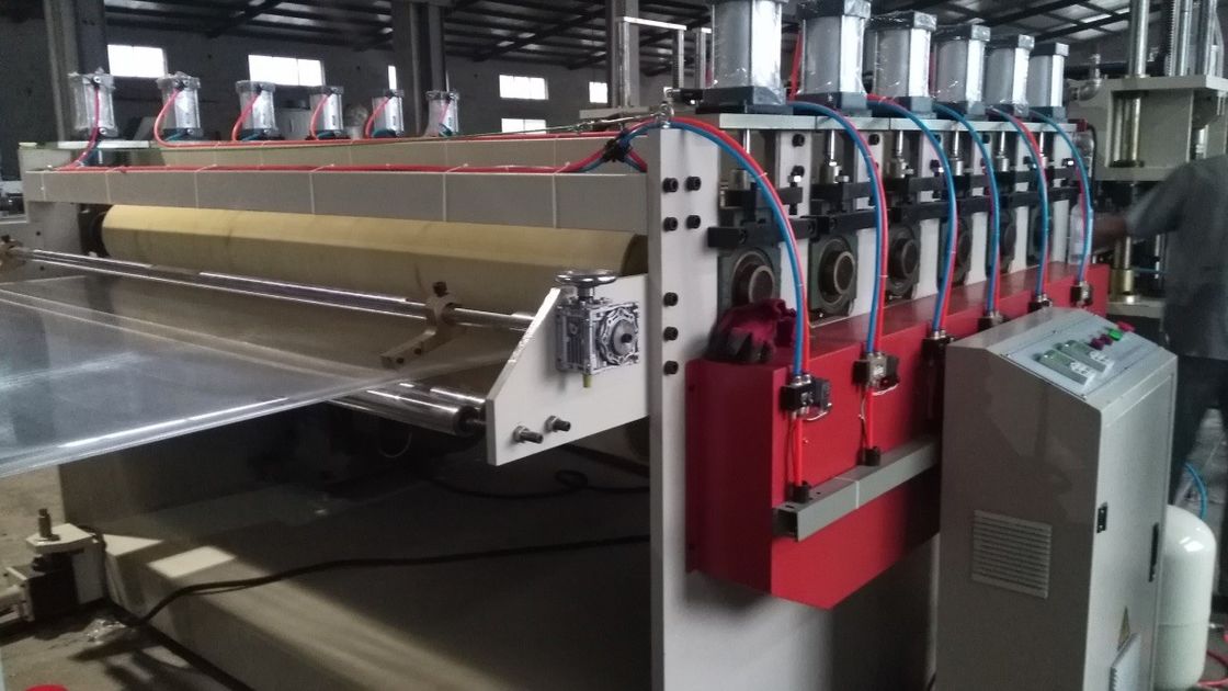 High Impact PC Hollow Profile Sheet Extrusion Line Honeycomb Cross Section  450kg/H