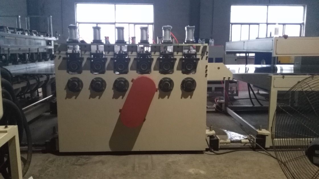 1000mm Plastic Hollow Sheet Extrusion Machine , PP Hollow Sheet Extrusion Machine High Speed