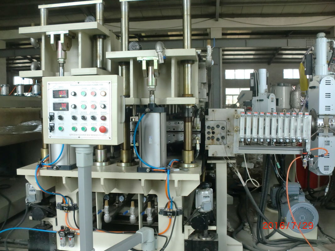 Transparent PC Hollow Sheet Single Screw Extrusion Line For Greenhouse