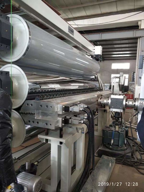 4000mm PE Geomembrane Waterproof Sheet Extrusion Line High Automaticity