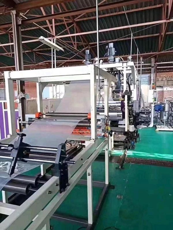 PET Thermoforming Sheet Extrusion Line Twin Screw Extruder Continuous Working