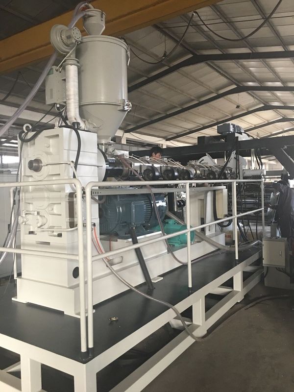 1500mm Transparent PET Sheet Extrusion Machine Parallel Twin Screw PET Sheet Extrusion Line