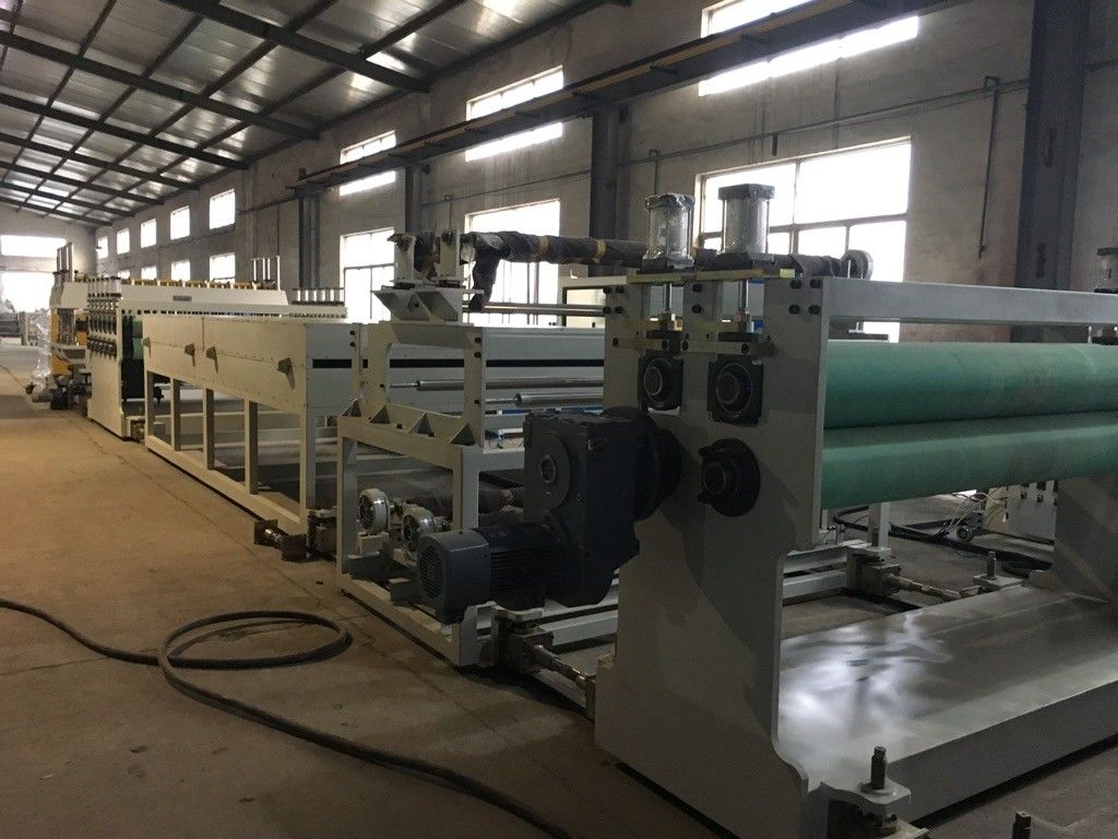 PP PE PC Hollow Profile Sheet Extrusion Line Anti Aging Green House Sheet
