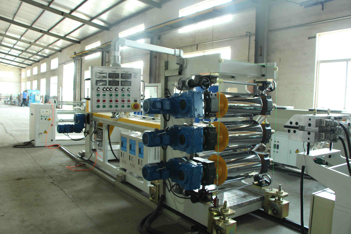 Multilayer Transparent TPU Sheet Single Screw Extrusion Machine 800mm