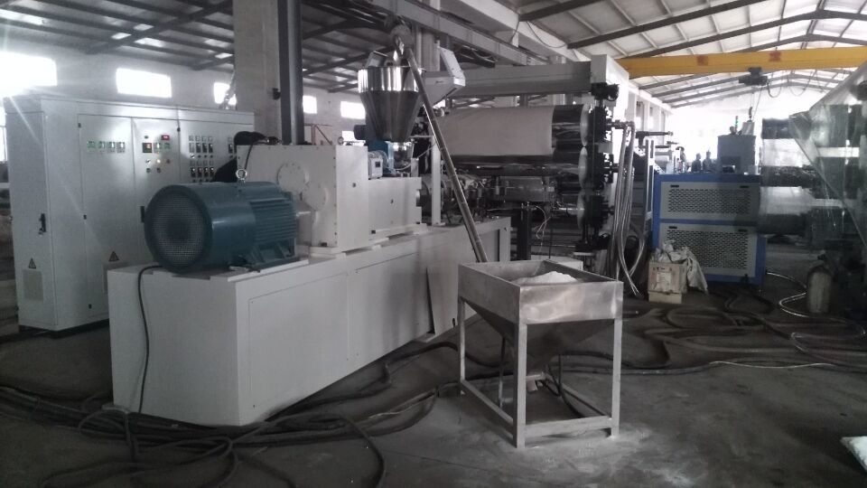 Fireproof Membrane PVC Sheet Extrusion Line 2100mm Aging Resistant