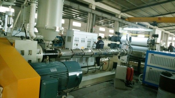 0.5 - 3mm Thickness HDPE Geomembrane Waterproof Sheet Extrusion Line