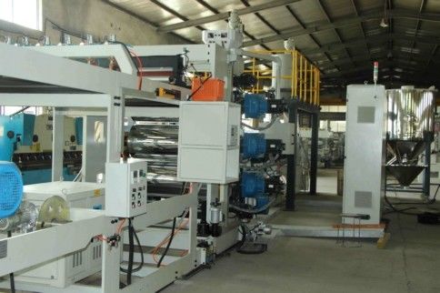 CE Standard PP/PS/HIPS/PE Sheet Extrusion Line with Continuous Screen Exchanger
